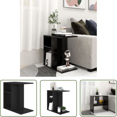 Table d'appoint Noir 50x30x50