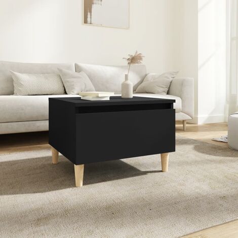 Table d'appoint Noir 50x46x35 cm Bois d'ingénierie vidaXL