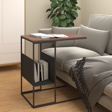 Table d'appoint Noir 55x36x59,5 cm Bois d'ingénierie vidaXL