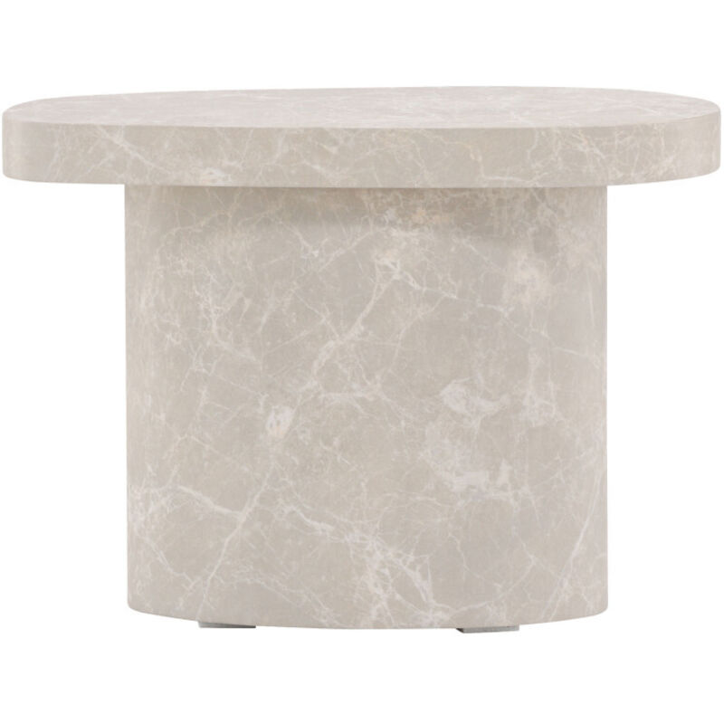 Båstad table d'angle gris clair.