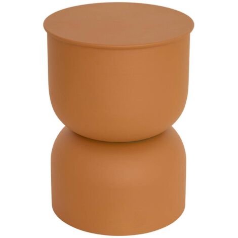 Table d'appoint Palomba ocre 31x31x41,8cm - Atmosphera créateur d'intérieur