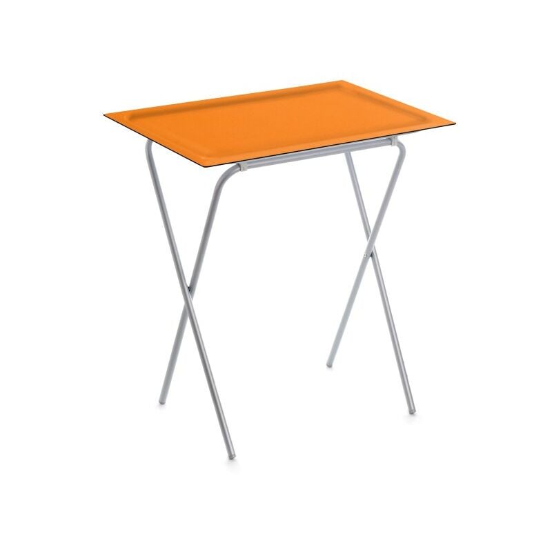 Table d'appoint pliable avec plateau amovible, ada - Orange - Don Hierro