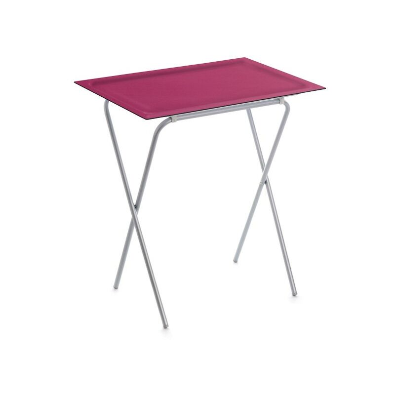 Table d'appoint pliable avec plateau amovible, ada - Lilas - Don Hierro