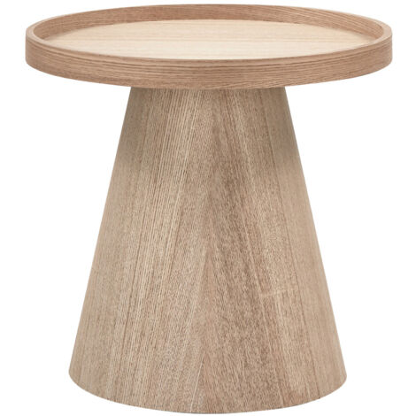 Table d'appoint ronde 39x39x38 cm décor naturel