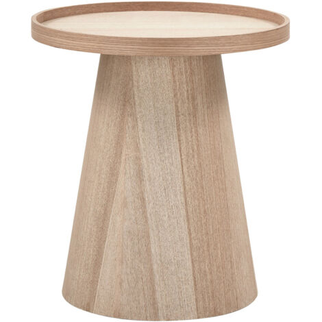 Table d'appoint ronde 45x45x50 cm décor naturel