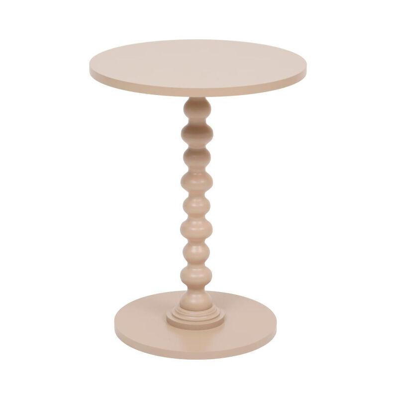 Atmosphera - Table d'Appoint Ronde 'Alix' 50cm Noisette Atmosphera - Table d'Appoint Ronde 'Alix' 50cm Noisette
