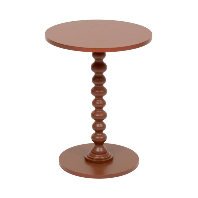 Table d'Appoint Ronde 'Alix' 50cm Terracotta