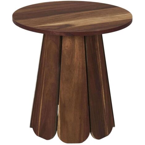 Table d'appoint ronde effet acacia VISBY