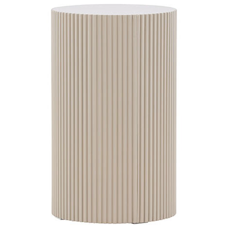 Table d'appoint Ronde en Bois 30.5 cm - Beige - LENOX