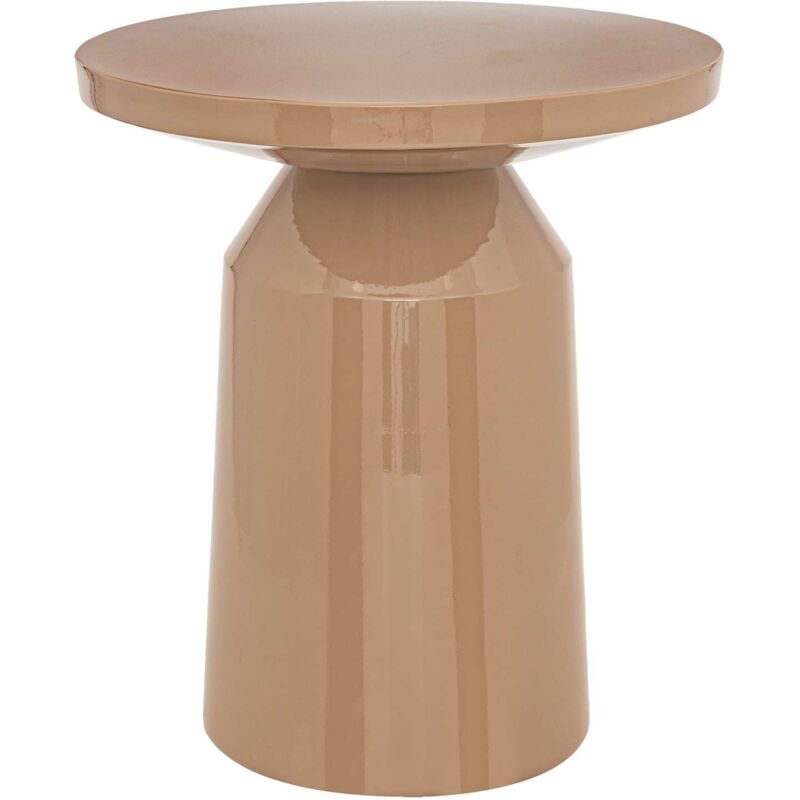 Table d'appoint ronde en métal sita