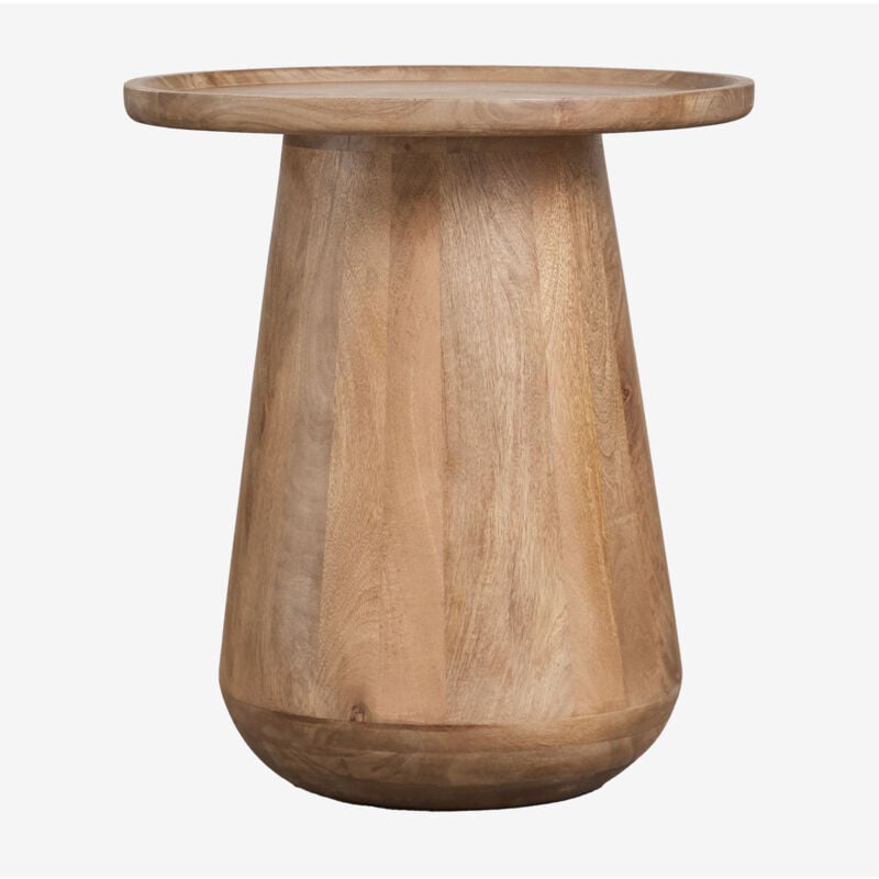Sklum - Table d'appoint ronde Naiara Ø50 cm en bois de manguier