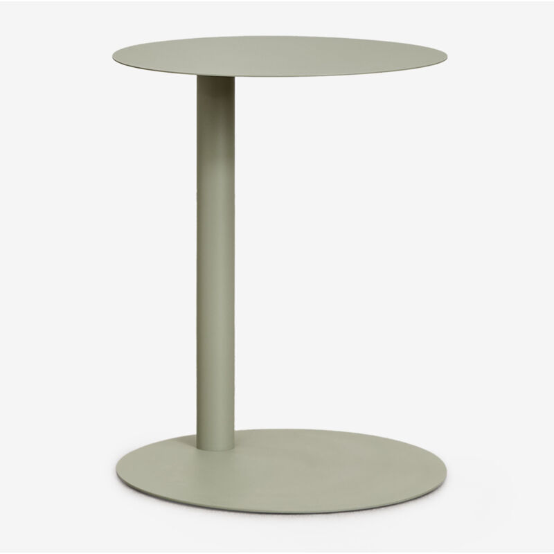 Table d'appoint ronde Ø40 cm en acier inoxydable Yannik SKLUM Vert Kaki Table d'appoint ronde Ø40 cm en acier inoxydable Yannik SKLUM Vert Kaki