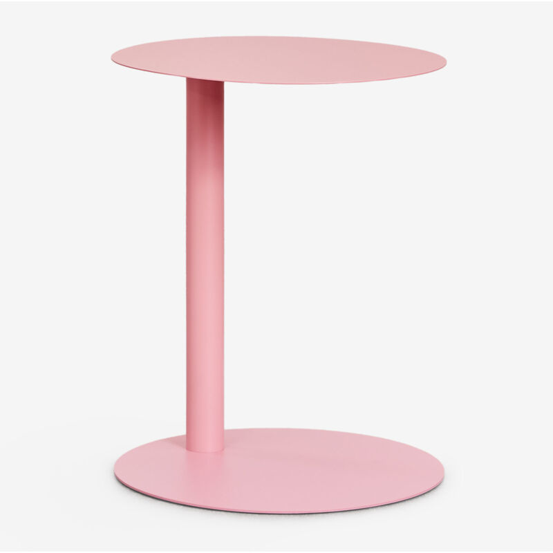 Table d'appoint ronde Ø40 cm en acier inoxydable Yannik SKLUM Rose Peonia Table d'appoint ronde Ø40 cm en acier inoxydable Yannik SKLUM Rose Peonia