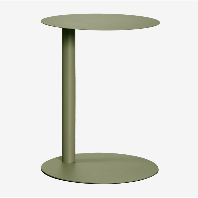 Table d'appoint ronde Ø40 cm en acier Yannik SKLUM Vert Olive Intense Table d'appoint ronde Ø40 cm en acier Yannik SKLUM Vert Olive Intense