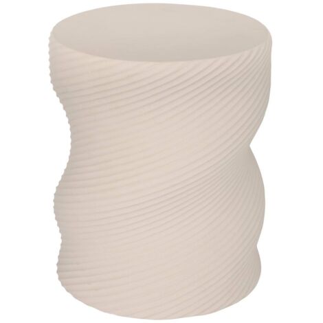 Table d'appoint Saddle sable 33x33x40cm - Atmosphera créateur d'intérieur