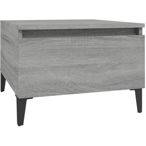 Table d'appoint Sonoma gris 50x46x35 Bois d'ingénierie