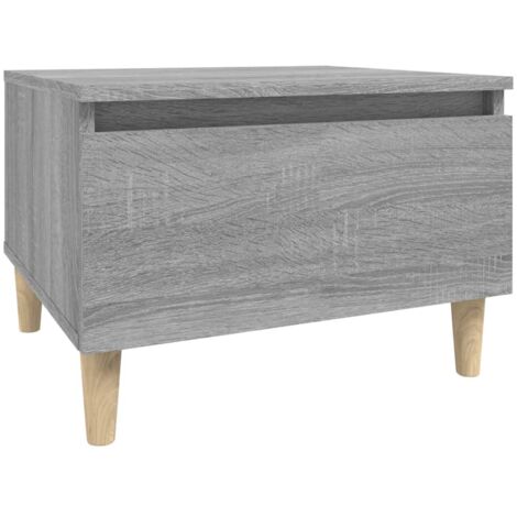 Table d'appoint Sonoma gris 50x46x35 Bois d'ingénierie