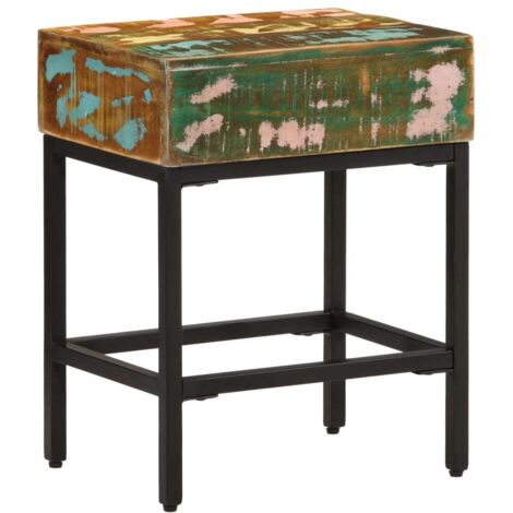 Table d'appoint-Table basse-Table Salon 40x30x51 cm Bois massif de récupération 448363