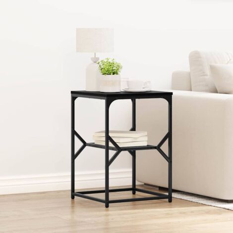Table d'appoint-Table basse-Table Salon Chêne noir 41 x 40 x 60 cm 345207