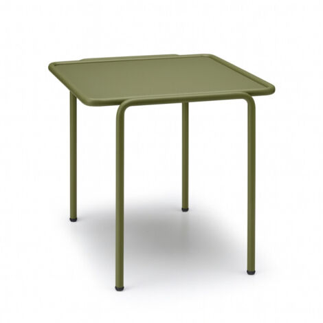 Table d'appoint, Table d'appoint métal outdoor indoor, 41 x 41 cm Vert en Metal, Scab design