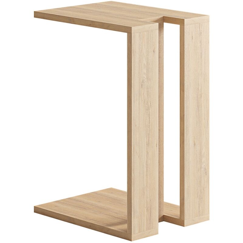 Table d'appoint, Table de salon coloris chêne cambrian - longueur 40 x profondeur 30 x hauteur 57cm