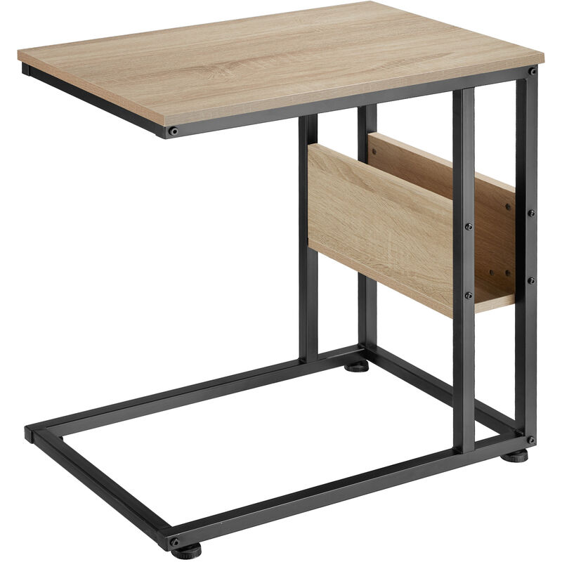 Tectake - table d'appoint wigan 55x36,5x60cm -...
