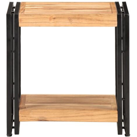 Table d'appoint,Table basse,Table de Salon 40x30x40 cm Bois d'acacia massif CFW77536
