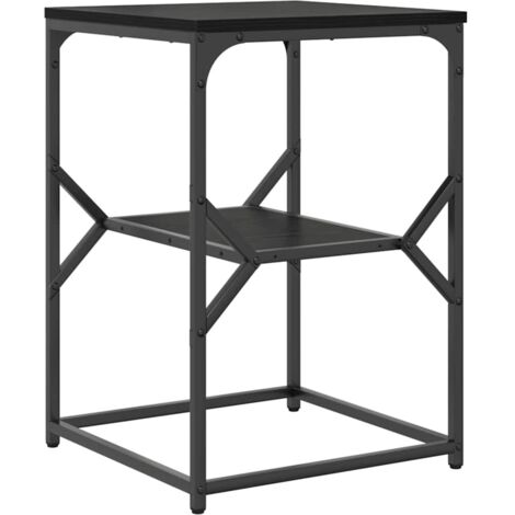 Table d'appoint，Table basse，Table de Salon Chêne noir 41 x 40 x 60 cm CFW75107