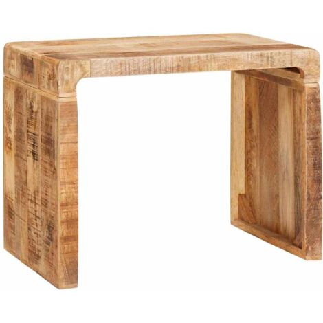 Table d'appoint，Table basse，Table de Salon Marron 60 x 35 x 45 cm bois de manguier massif CFW69437