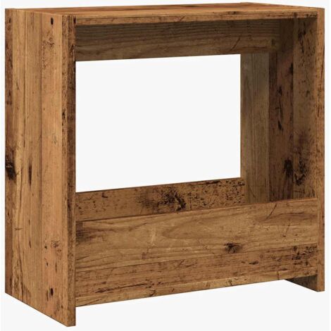 Table d'appoint，Table basse，Table de Salon vieux bois 50x26x50 cm bois d'ingénierie CFW69861