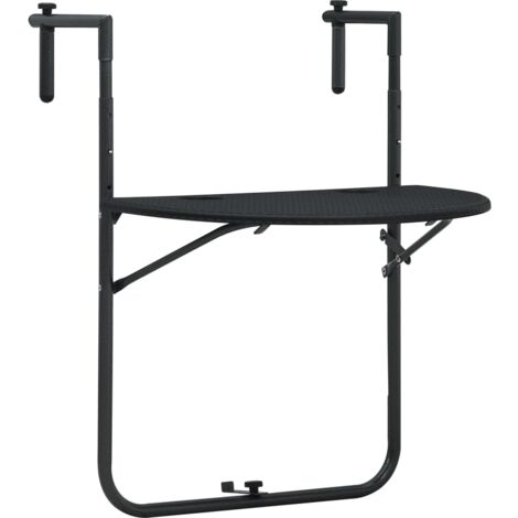 Table de Balcon Suspendue Plastique Table Basse Jardin Multicolore vidaXL