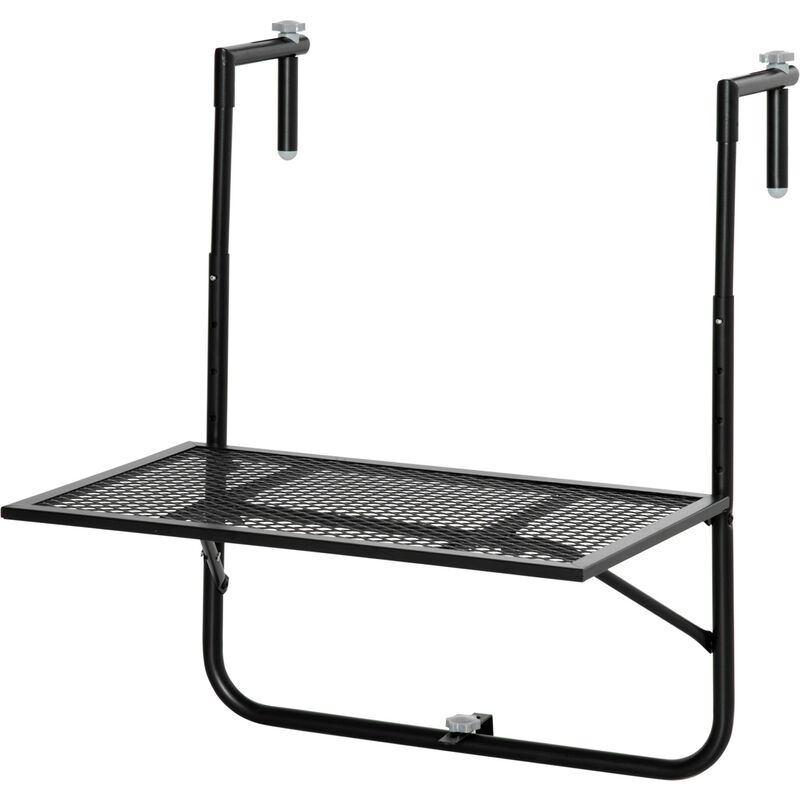 Table de balcon suspendue pliable igor noire