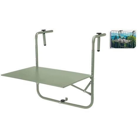 ProGarden Table de balcon Vert clair mat