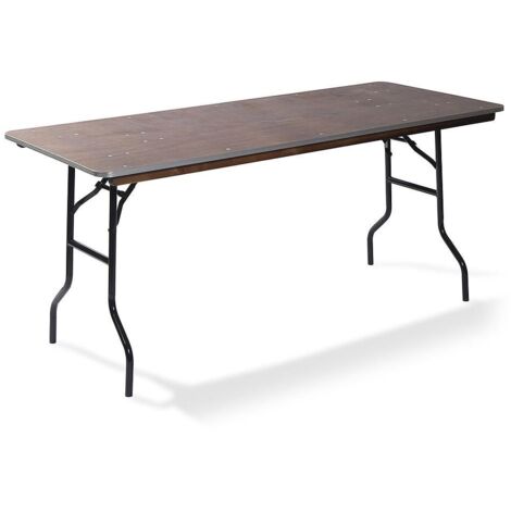 Table de Banquet Rectangulaire Pliable en Bois - L122 à 200 cm - Veba
