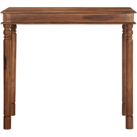 Table de bar 120x60x107 cm bois massif d'acacia
