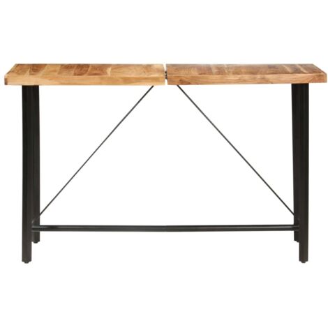 Table de bar 180x70x107 cm bois d'acacia massif CFW708989