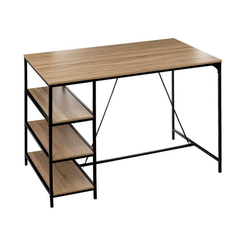 Five Simply Smart - Table de Bar Avec Étagères 'Aliaj' 140cm Naturel