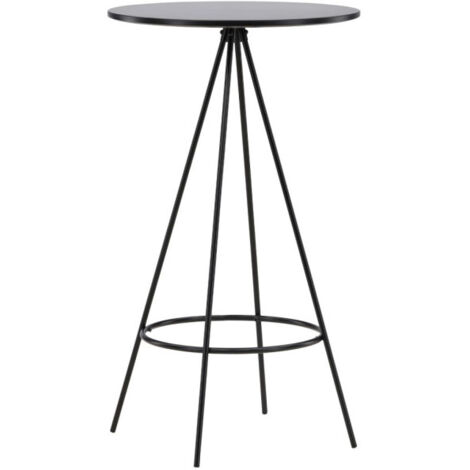 Table de Bar "Bistro" 105cm Noir