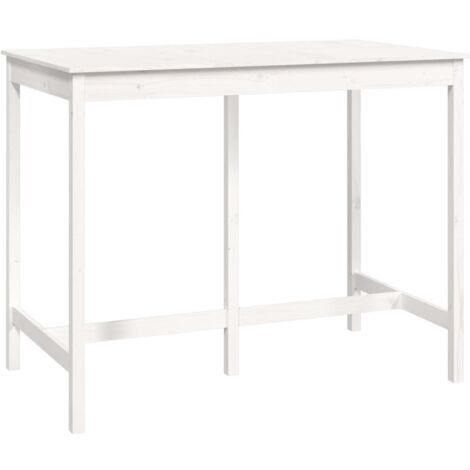 Table de Bar Bois Massif de Pin Bistro Pub Multicolore Multi-taille vidaXL