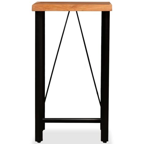 Table de bar Bois massif d'acacia 60x60x107 cm