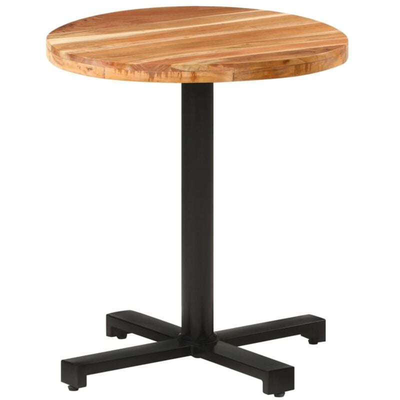 Vidaxl - Table de bistro Ronde Ø70x75 cm Bois d'acacia massif