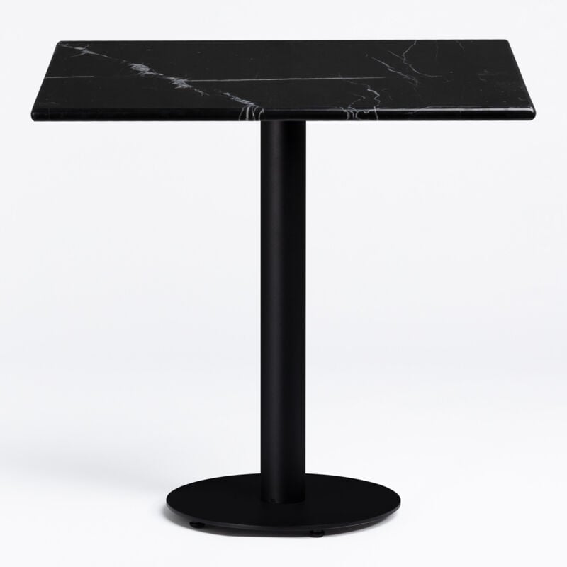 Table de Bar Carrée en Marbre Rocher Sklum 60 cm