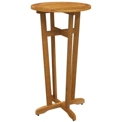 Table de bar de jardin Ø60x105 Bois d'acacia solide