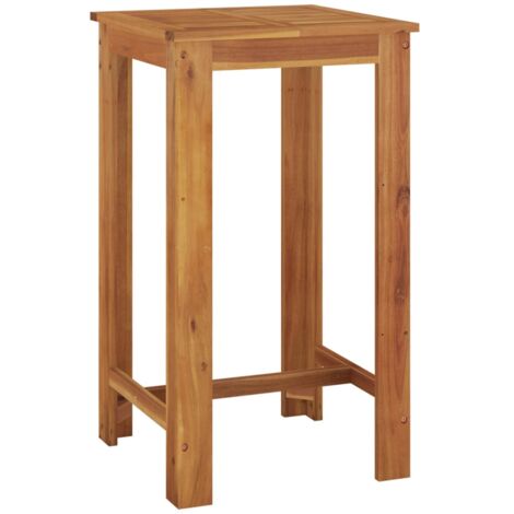 Table de bar de jardin 60x60x105 Bois d'acacia solide
