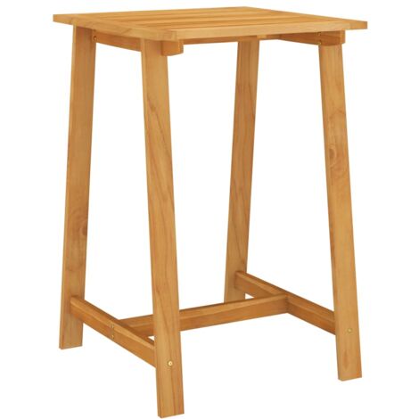 Table de bar de jardin Comptoir de Cuisine, Table de Cuisine, 70x70x104 cm Bois d'acacia massif Chic-664632