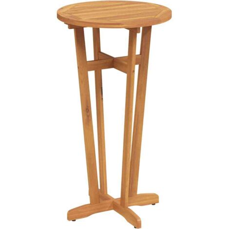 Table de bar de jardin  Table d'extérieur Ø60x105 cm Bois d'acacia solide