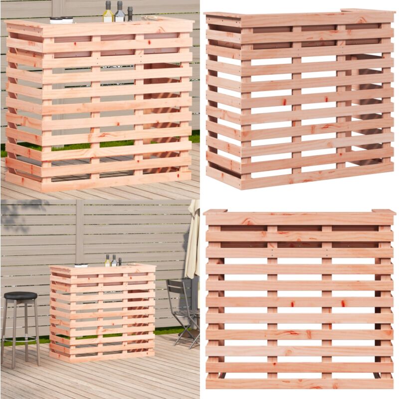 Table de bar d'extérieur 113,5x50x103 cm bois massif de douglas - Table De Bar Extérieur - Table De Jardin - Mobilier De Jardin - Bois De Douglas