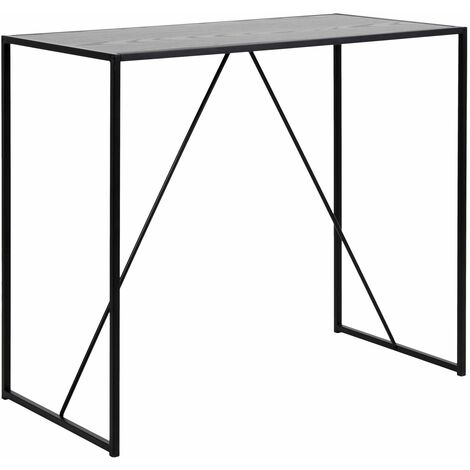 Table de bar haute 4 à 6 places design industriel SIREINE
