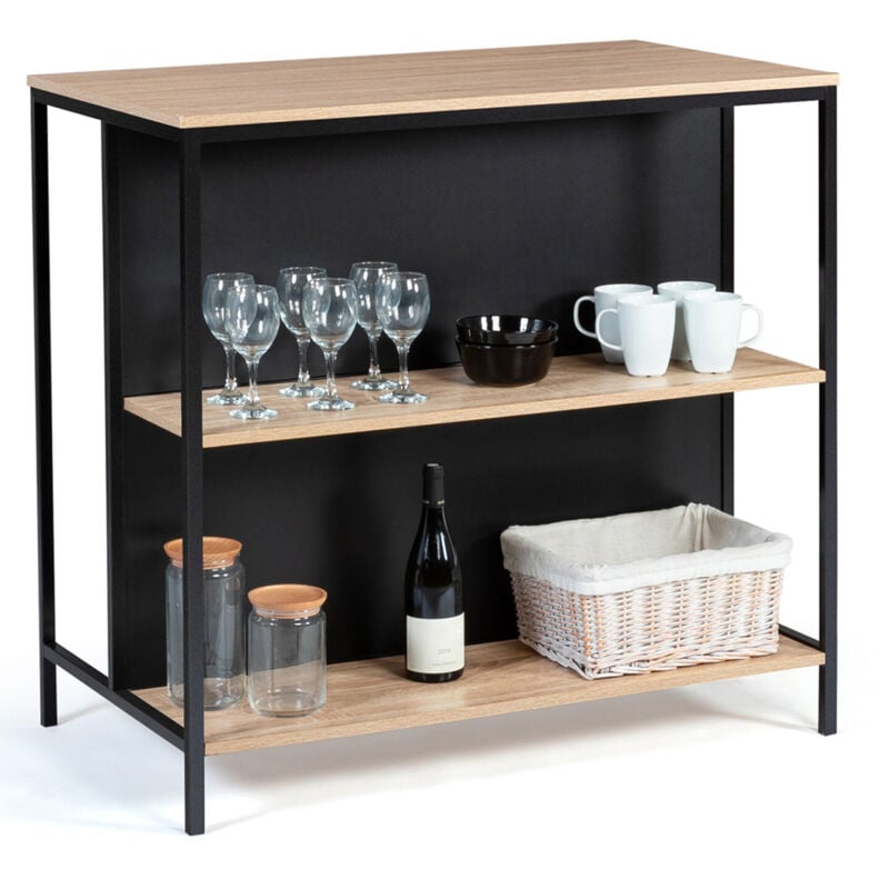 Table de bar îlot detroit design industriel