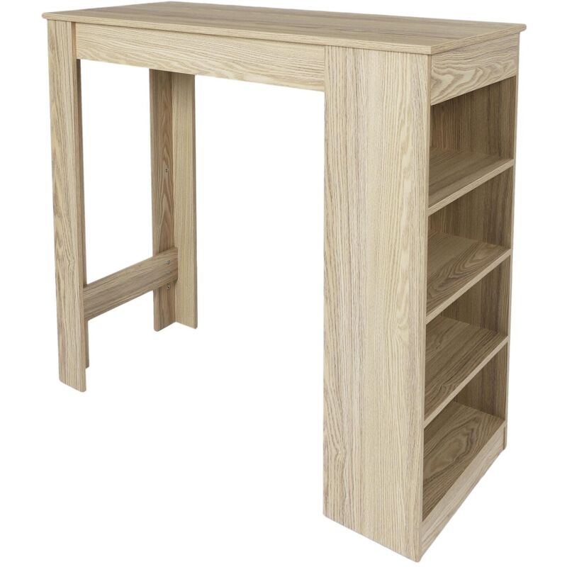 Table bar avec étagères intégrées Cheers